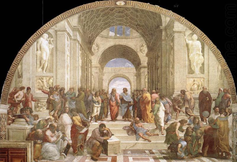Aragon jose Rafael The School of Athens oil painting picture